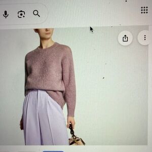 Vince Mohair-blend Brushed  Lavender Sweater